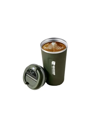 Holdcarp Thermo Mug Edelstahl 510ml mit Temperaturanzeige perfekter Kaffee Becher