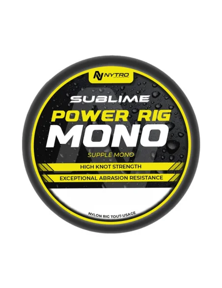 Sonik Nytro SUBLIME Power Rig Mono 0,21mm 100m Monofiles Vorfachmaterial Method Feeder-Endtackle-JJ-Fishing