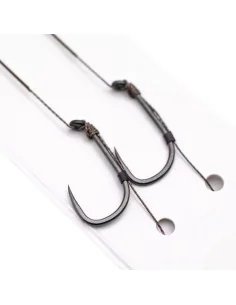 Korda Basix Hair Rigs Wide Gape 4B 25lb 2Stk. Angelvorfächer Boilie Rig Micro Barbed-Pre-Compartments-JJ-Fishing 2