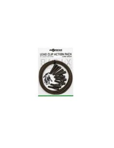 thumbnail image 2 of Korda Basix Lead Clip Leaders – 5 Pack – Carp Fishing Tackle (KBX020-KD) 2 of 3