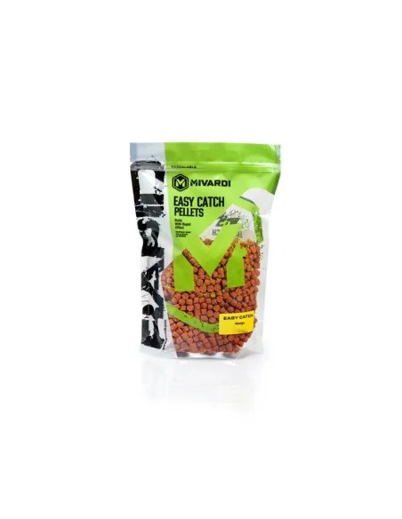 Mivardi Easy Catch 4mm Erdbeere Rapid Pellets 1000g Angelköder Schn...