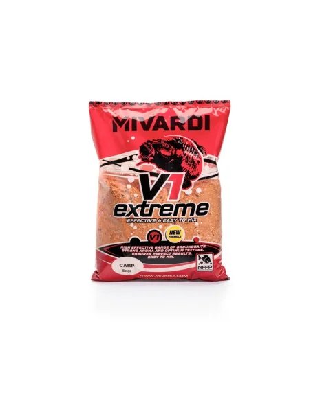 Mivardi V1 Extreme Mango Groundbait 2850g Competition Series Staubfutter Grundfutter-Köder-JJ-Fishing
