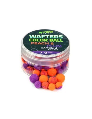 Steg Wafters 7-9mm Peach-Plum Color Ball 15g Extra Intensiv