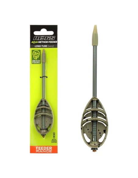 Nevis AQUA ECO 60g Flat Method Feeder Lead Free Bleiersatz Futterkorb-Angelzubehör-JJ-Fishing