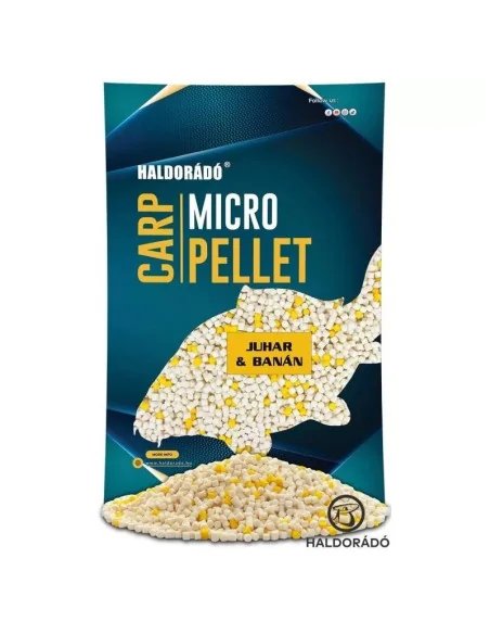 Haldorado Micro Carp Pellet Achorn & Banane 600g 2,5mm Method Feeder Braun-Köder-JJ-Fishing