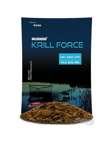 HALDORÁDÓ Krill Force PVA Bag Mix - Effective Carp Fishing Method
