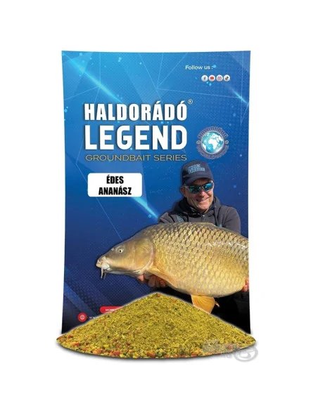 Haldorado LEGEND Sweet Pineapple Groundbait 800g Method Feeder Wettkampf Futter-Groundbait & Partikelfutter-JJ-Fishing