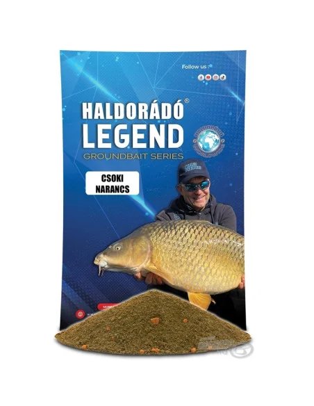Haldorado LEGEND Schokolade Orange Groundbait 800g Method Feeder Wettkampf Futter-Groundbait & Partikelfutter-JJ-Fishing