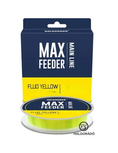 Haldorado MAX Feeder Yellow 0,30 mm 300m Monofile Angelschnur Profi Qualität