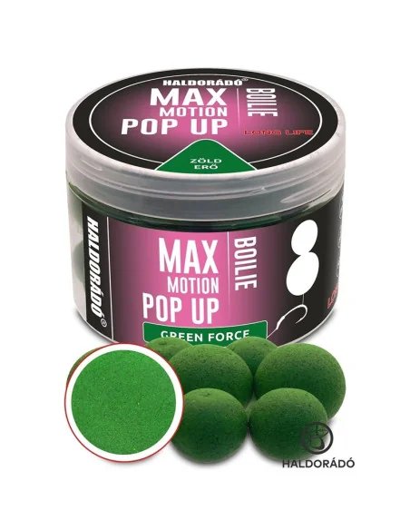 Haldorado Max Motion Green Force 20mm Balanced Hookbaits Boilies Extra Intensive Premium Collection-Köder-JJ-Fishing