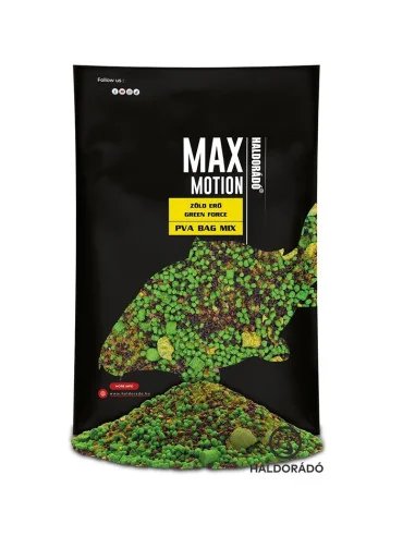 Haldorado MAX MOTION Green Force PVA Bag Mix Pellet 600g Multi-Köder-JJ-Fishing
