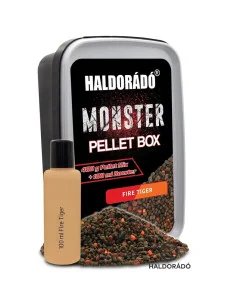 Haldorado MONSTER Pellet Box N-Butyric Acid & Krabbe inkl. Liquid P...