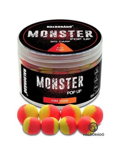 Haldorado MONSTER Pop Up Method - Red Salmon 9-11mm Boilie Hochnten...