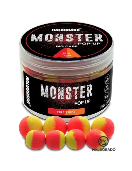 Haldorado MONSTER Pop Up Method - Red Salmon 9-11mm Boilie Hochnten...