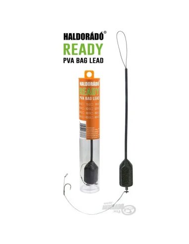 Haldorado READY PVA Bag Lead 33 g Long Distance Angelblei mit Montage Vorfach-Endtackle-JJ-Fishing