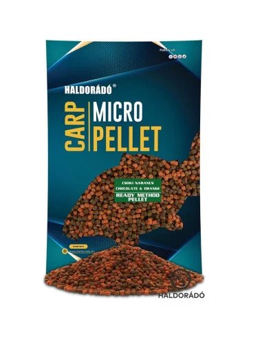 Haldorado Ready Schokolade Orange Method Pellet Vorgefeuchtet Angelfertig Method Feeder-Köder-JJ-Fishing