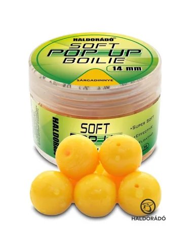 Haldorado Super Soft Melone Pop Up 14mm Boilies Method Feeder Angelköder Fake Köder