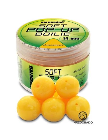 Haldorado Super Soft Melone Pop Up 14mm Boilies Method Feeder Angelköder Fake Köder
