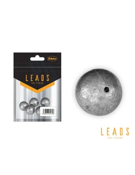 Delphin LEADS Bleikugeln 5Stk. 12g Angelblei Inline-Endtackle-JJ-Fishing