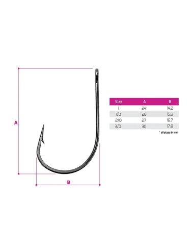 Delphin B! NEO ZanderPoint 2/0 Zander Angelhaken Extra Scharf 10 Stück