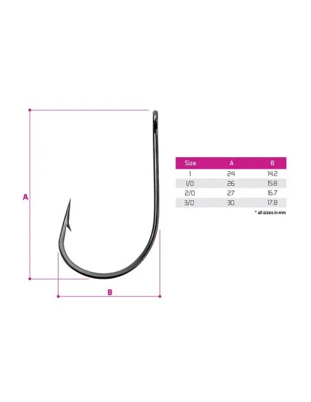 Delphin B! NEO ZanderPoint 2/0 Zander Angelhaken Extra Scharf 10 Stück