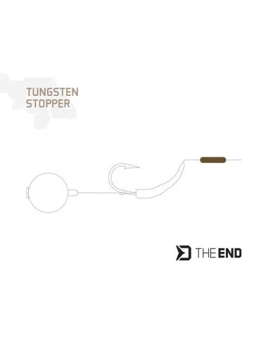 Delphin TheEND Tungsten Stopper Wolfram 24 Stück 2x7mm