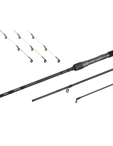 Delphin Xtenz 360-390cm 120g 3 Teilig Extender Method Feeder Profi Angelrute Karpfen