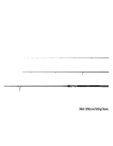 Delphin Xtenz 360-390cm 120g 3 Teilig Extender Method Feeder Profi Angelrute Karpfen-Method Feeder-JJ-Fishing