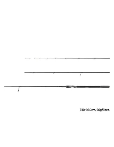 Delphin Xtenz 330-360cm 60g 3 Teilig Extender Method Feeder Profi Angelrute Karpfen-Method Feeder-JJ-Fishing