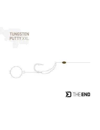 Delphin TheEND Tungsten Putty 15g XXL Knetblei-Endtackle-JJ-Fishing