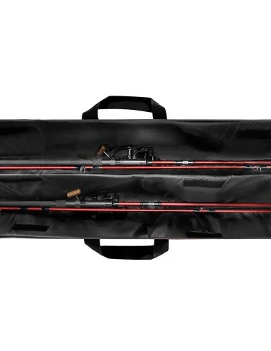 Delphin PORTA +Plus 13Ft 215cm Rutentasche 2 Angelruten Dick Gepolstert-Rutenfutterale-JJ-Fishing