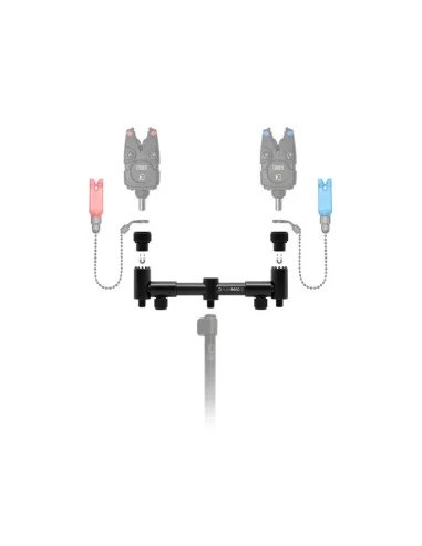 Delphin FlexiMAG 2 ROD BUZZ L 18-25cm Ausziehbare Buzz-Bar mit Magnet Quick Change Verschlüssen Black Edition-Rod Pod´s, Bank...