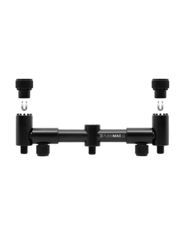 Delphin FlexiMAG 2 ROD BUZZ L 18-25cm Ausziehbare Buzz-Bar mit Magnet Quick Change Verschlüssen Black Edition