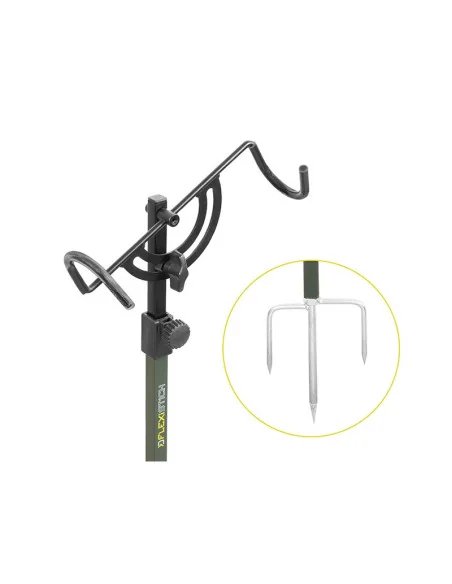 Delphin FlexiSTICK Teleskopischer Rutenhalter Rutenauflage Method Feeder