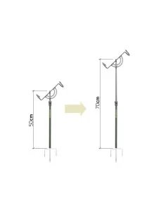Delphin FlexiSTICK Teleskopischer Rutenhalter Rutenauflage Method Feeder