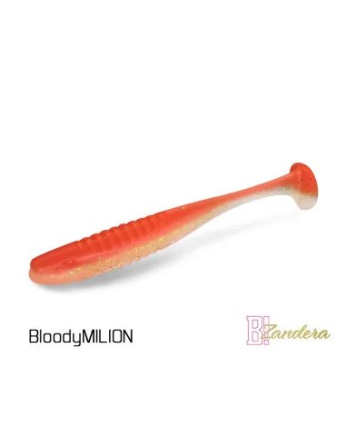 Delphin ZANDERA FlexiFLOAT MudGOLD 12cm UV Active Gummifisch Zander...