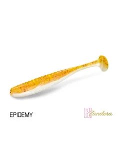 Delphin ZANDERA EPIDEMY 12cm FlexiFLOAT UV Active Gummifisch Zander Special Köder 5 Stück-Köder-JJ-Fishing