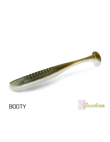Delphin ZANDERA BOOTY 12cm FlexiFLOAT UV Active Gummifisch Zander Special Köder 5 Stück-Köder-JJ-Fishing
