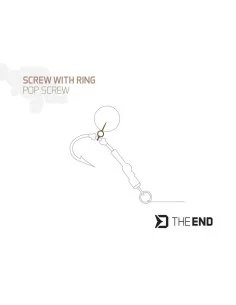 Delphin TheEND M POP UP Screw 15 Stück Method Feeder Ronnie Rig 2