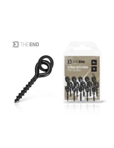 Delphin TheEND M POP UP Screw 15 Stück Method Feeder Ronnie Rig-Endtackle-JJ-Fishing