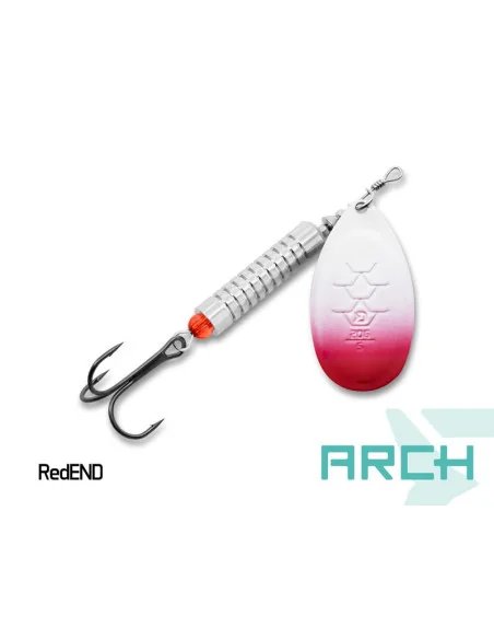 Delphin ARCH 20g RedEND UV Active Spinner Größe 5 Long Cast Hecht Wels Raubfisch Köder-Blinker / Spinnköder-JJ-Fishing