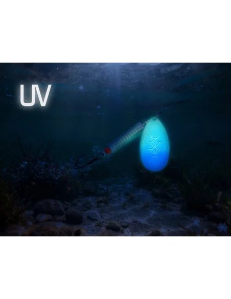 Delphin ARCH 20g PERCHY UV Active Spinner Größe 5 Long Cast Hecht Wels Raubfisch Köder