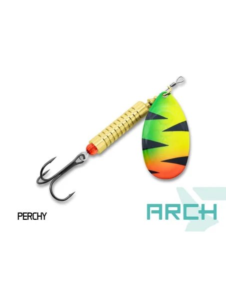 Delphin ARCH 20g PERCHY UV Active Spinner Größe 5 Long Cast Hecht Wels Raubfisch Köder-Blinker / Spinnköder-JJ-Fishing