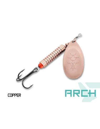 Delphin ARCH 20g COPPER UV Active Spinner Größe 5 Long Cast Hecht Wels Raubfisch Köder-Blinker / Spinnköder-JJ-Fishing