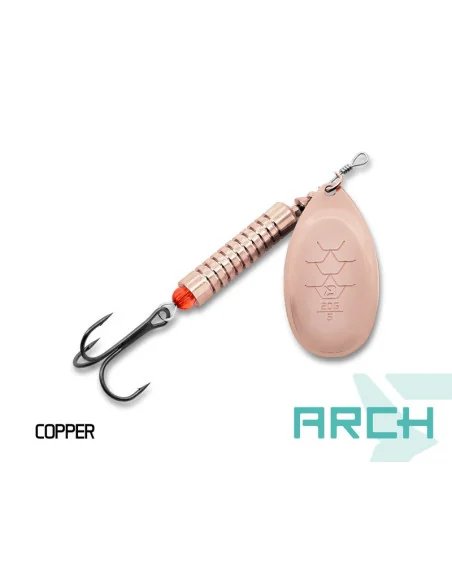 Delphin ARCH 20g COPPER UV Active Spinner Größe 5 Long Cast Hecht Wels Raubfisch Köder-Blinker / Spinnköder-JJ-Fishing