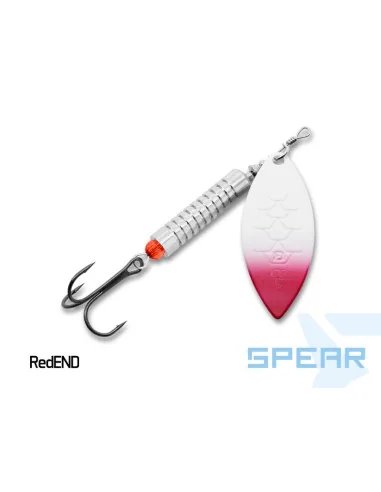 Delphin SPEAR 17g RedEND UV Active Spinner Größe 5 Long Cast Hecht Wels Raubfisch Köder-Blinker / Spinnköder-JJ-Fishing