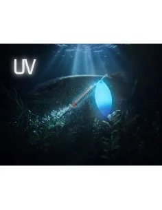 Delphin SPEAR 17g METAL UV Active Spinner Größe 5 Long Cast Hecht Wels Raubfisch Köder 2