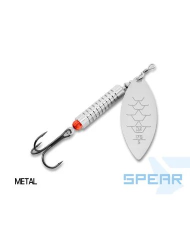 Delphin SPEAR 17g METAL UV Active Spinner Größe 5 Long Cast Hecht Wels Raubfisch Köder-Blinker / Spinnköder-JJ-Fishing