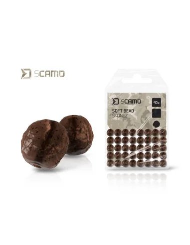 Delphin sCAMO STONEZ 8mm Gummi Perlen 40 Stück Knotenschutz Stoßkugeln-Method Feeder-JJ-Fishing