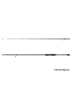 Delphin BANG Darx 240cm 10-30g Barsch Zander Spinnrute Black Edition